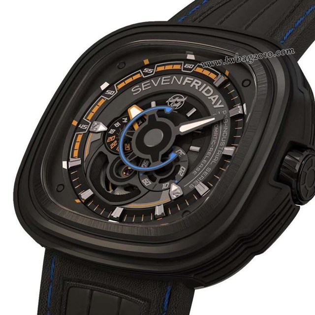 Sevenfriday自動機械男表 型號SF-P3B/02 七個星期五休閒高端男表  gjs2064